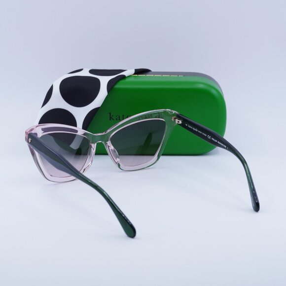 Kate Spade AMELIE/G/S 035J JP Cat Eye Sunglasses - Pink/Green main image 4